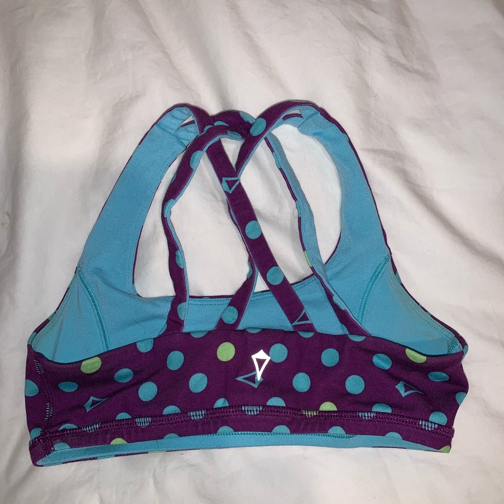 Girls reversible sports bra